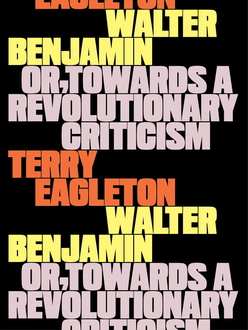 Title details for Walter Benjamin by Terry Eagleton - Available